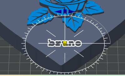 by floting over the blue arows you can choose the ange you simply drag the arow in the angle you want to
